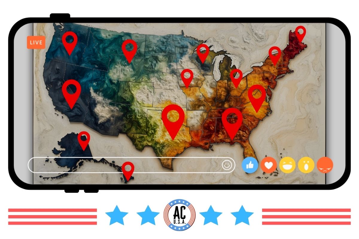 Advance Center USA Map