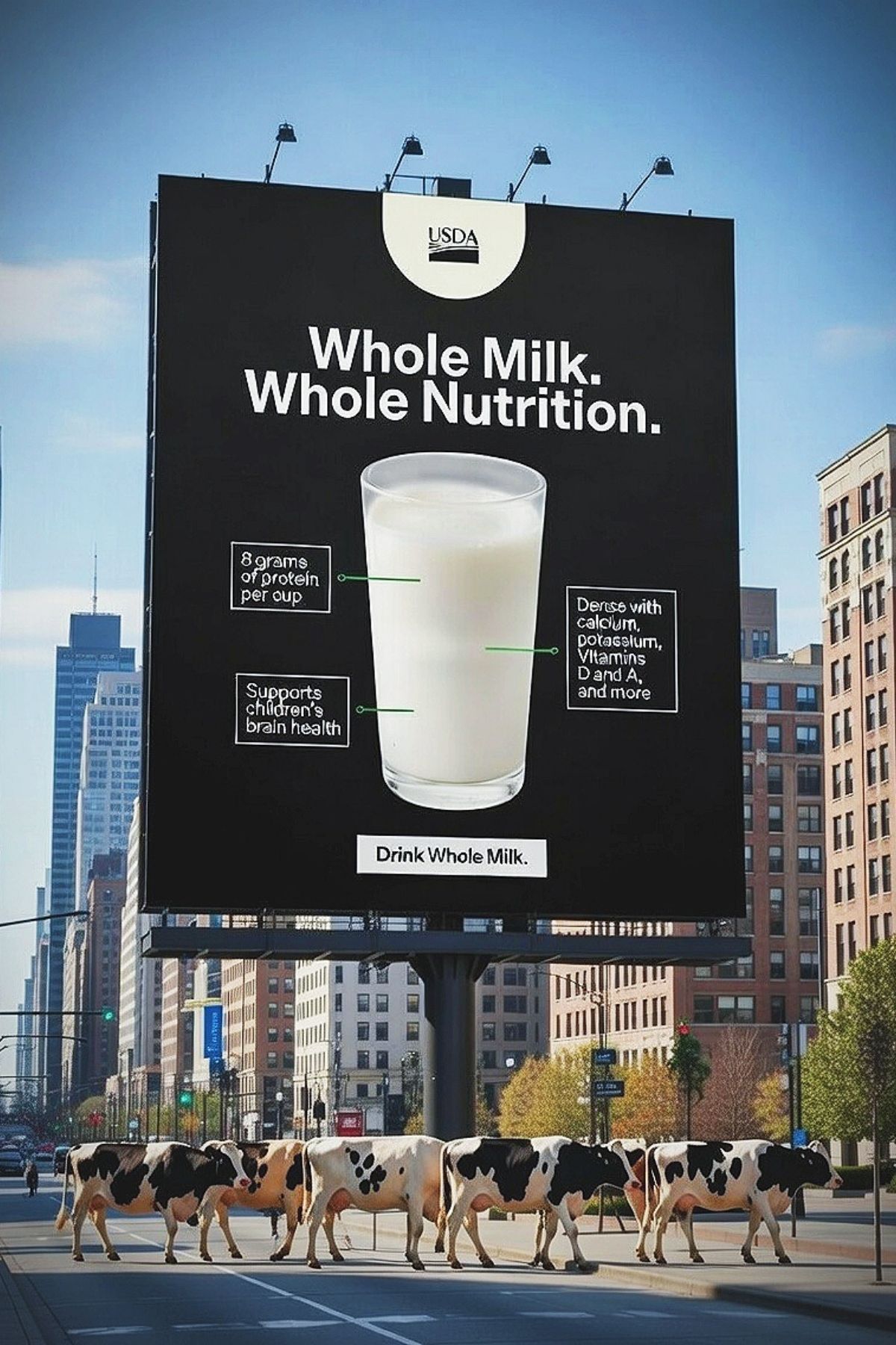 Whole Milk Billboard Advance Center USA