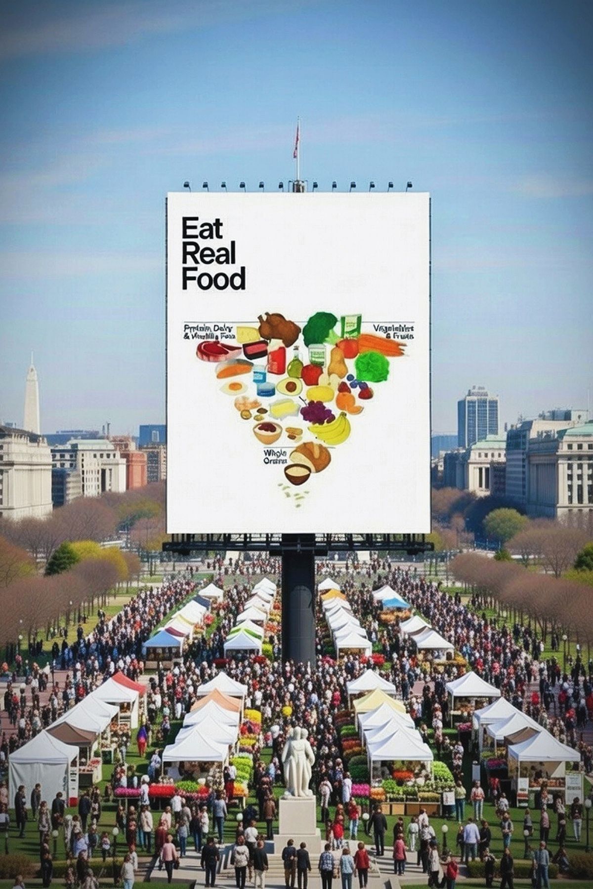 Imagine Real Food USA Farmers Market DC Pyramid Advance Center