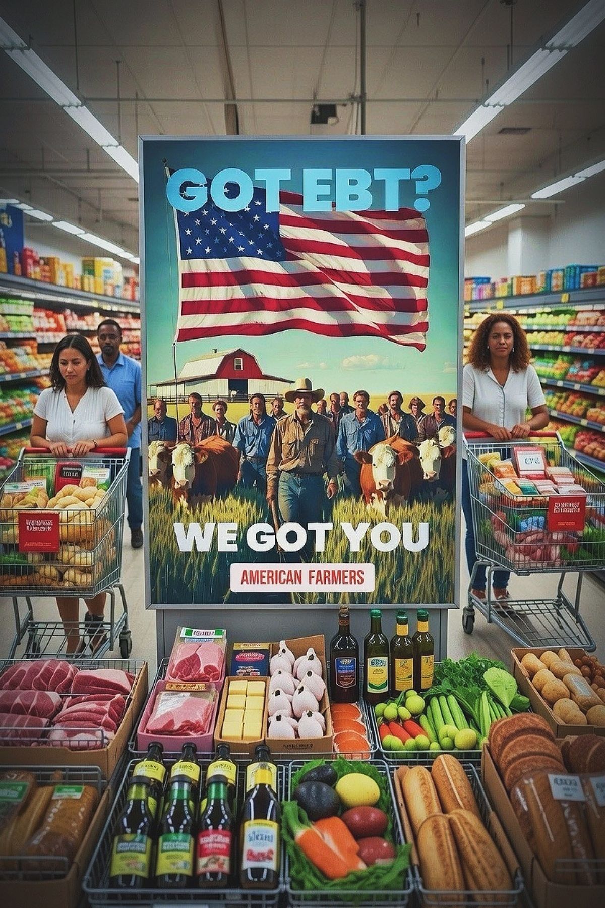 EBT Farmers Eat Real Food Pyramid Advance Center USA